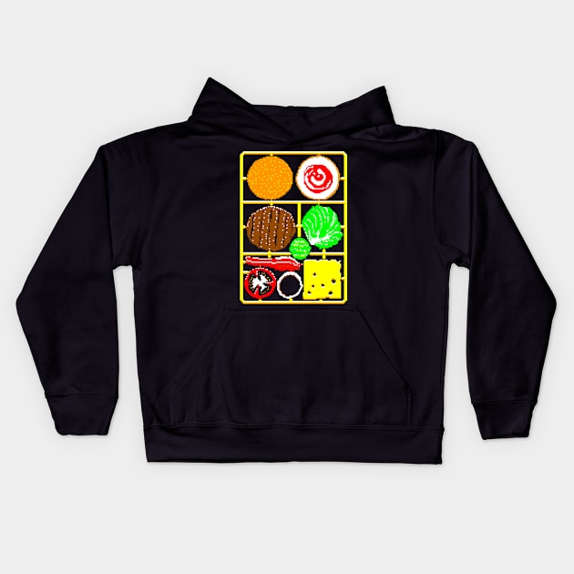 Make a Burger Kids Hoodie by CoDDesigns